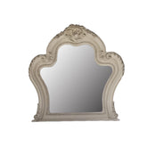 Dresden Plywood Mirror, Bone White